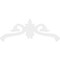 Ekena Millwork Pitch Florence Architectural Grade PVC Gable Pediment, 60"W x 25"H x 1"P (10/12) GPP060X025X100FLO - alternate 4